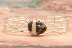 Native American Jewelry Genuine White Buffalo Turquoise Bracelet